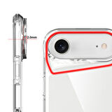 iPhone 14 Pro Kılıf Tam Koruma Sağlayan ve Ultra Sert Yapılı Draco Premium Şeffaf Silikon Kapak