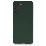 Samsung Galaxy S21 İçi Kadife Kaplı Esnek Silikon Kapak RYC/ Nano Lansman