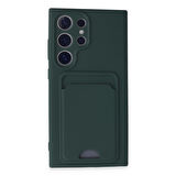 Samsung Galaxy S24 Ultra Kılıf Kart Hazneli Silikon Kapak RYC/Kelvin
