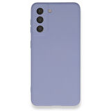 Samsung Galaxy S21 Kılıf İçi Kadife Kaplı Nano Silikon Kapak - Lila