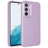 Samsung Galaxy A54 Kılıf Parlak Simli ve Kamera Korumalı Spoty Silikon Kapak