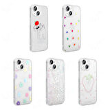 iPhone 14 Kılıf Şeffaf Yapılı ve Figürlü Folk Premium Sert Silikon Kapak