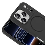 iPhone 14 Pro Max Kılıf Magsafe Özelikli ve Pastel Şarj Özellikli ŞIk Meta Premium Silikon Kapak