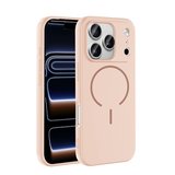 iPhone 17 Pro Kılıf Magsafe Özelikli ve Pastel Şarj Özellikli ŞIk Meta Premium Silikon Kapak