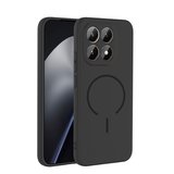 Xiaomi 15T Kılıf Magsafe Özelikli ve Pastel Şarj Özellikli ŞIk Meta Premium Silikon Kapak