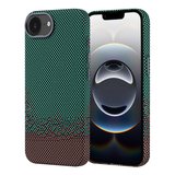 iPhone 17E Karbon Fiber Desenli ve Magsafe Şarj Özellikli Ultra Slim Phantom Premium Sert PC Kapak