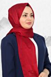 Hint İpek Kendinden Desenli Balık Sırtı Desenli Şal EŞ5095-8