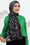 HAREM GÜL DESEN PAMUK ŞAL EŞ5208-11