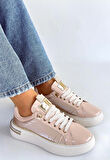 BİÇOMİ Hley Bej Rugan Paraşüt Detaylı Bağcıklı Spor Ayakkabı