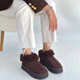 BİÇOMİ Edali Kahverengi Süet Bot