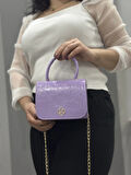 BİÇOMİ Lila cilt krash çanta