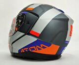 Mt Atom Sv Gorex C12 Çene Açılır Kask Güneş Vizörlü Mat Tıtanıum XL