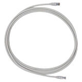 PATCH CORD UTP CAT6 3 MT WHITE (NPC06UZDB-WT003M)