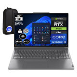 Lenovo Thinkbook 16PG5 Irx Intel Core I9-14900HX 32GB Ddr5 2tb SSD RTX4060 8gb 16'' 165Hz WIN11 Pro 21N50024TREP2 + Elektropasaj Çanta
