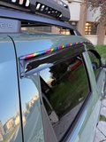 Lada Samara Cam Rüzgarlığı Renkli Kromlu Parlak Siyah 4-Lü