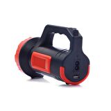 FX-519 Şarjlı El Feneri 3W USB Cree + COB LED