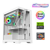 Xaser Xsr825 Ryzen 7 5700x 16GB Ram 512GB M.2 NVMe SSD 12GB RTX3060 27"Curved 180Hz Sıvı Soğutma Oyuncu Bilgisayarı