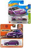2 Araç Set - Matchbox 2021 Volkswagen Golf GTE & Hot Wheels Cupra e-Racer (1/64)