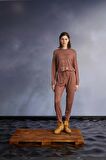 Monamise Kadın Çiçek Baskılı "Dream It Wish It!" Pijama Takımı