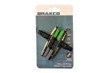 Brakco bisiklet Fren Pabucu M-L55D+955VCR Siyah/Yeşil performans