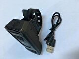 Forte Gt Xbyc 6124 Usb Şarjlı Ön Far 250 Lümen Su Geçirmez Lamba Mavi