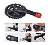 Xbyc 0056 Bisiklet Aynakol Pedal Kolu Koruyucu Silikon PVC Koruyucu Kırmızı