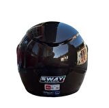 Sway Xbyc 700 Yarı Camlı Elektrikli Bisiklet Motosiklet Ve Scooter Kaskı M Beden Kahve