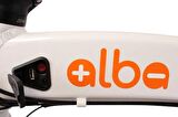 Alba Fold 2 Std Elektrikli Katlanır Bisiklet LED Gösterge, 7.8Ah Batarya Beyaz E-Bike