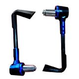 TEX T0038 Motosiklet Bisiklet Scooter Gidon Elcik Koruma Universal Alüminyum Manet Koruma Mavi