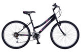 Salcano Excel Lady 24"Jant V Fren 14 Kadro 21 Vites Dağ Bisikleti Siyah Mor