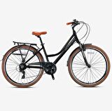 Kron CX 300 28" Jant Şehir Bisikleti Unisex 15'' 24 Vites V-Fren Mat Siyah Gri Kahverengi
