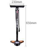 XBYC 9016 LÜX BÜYÜK AYAKLI POMPA 170PSI yüksek basınçlı Bisiklet Motosiklet Scooter POMPA