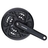 Shimano FC-M371 Bisiklet Aynakol 9 Vites Siyah 48x36x26T 170mm