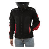 Forte Gt 2001028 Cordura Yazlık Kadın Motosiklet Montu L Beden Kırmızı