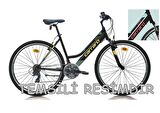 Carraro Active 292 28" Jant 40 CM Kadro 21 Vites Şehir Bisikleti SİYAH Turkuaz