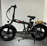RKS XS25 PRO 20 Jant Fat Bike Katlanabilir Elektrikli Bisiklet Antrasit Gri Renk