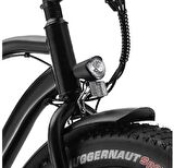 RKS XR25 PRO 26 Jant Fat Bike Elektrikli Bisiklet 250 Watt 14,5 Amper Siyah