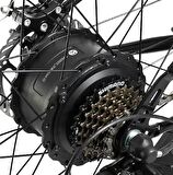 RKS XR25 PRO 26 Jant Fat Bike Elektrikli Bisiklet 250 Watt 14,5 Amper Siyah