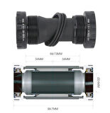  Hollowtech II Orta Göbek Mtb 68/73mm Alüminyum Çelik Rulman Hollowtech Orta Göbek Kırmızı