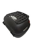 Wogen 52lt Sırt Dayamalı ( Premium ) Motorsiklet Arka Çanta Topcase Siyah 52 litre
