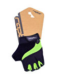 Raptor XC Sport Eldiven Kısa Parmak Bisiklet Eldiveni MTB Yarım Parmak Eldiven S Beden Yeşil