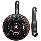 Bisiklet Aynakol Sağ Sol Takım 3 Lü Dişli- 24/34/42T x 170mm Siyah Turuncu Renk