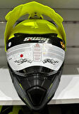 Sway Xbyc X60 Full Face Enduro Touring Adventure Kapalı Motosiklet Kaskı XXL Beden Kum Sarısı