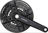 Shımano Fc-m171 6-7-8 Vites 48t 3 Lü Çark Dişli Aynakol 175 mm Shimano Aynakol Siyah 48/38/28T