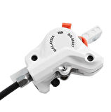 Shimano BL-M445 Bisiklet Ön Fren Takımı Hidrolik Disk Fren Sol Takım Beyaz Kaliper+Balata Dahil