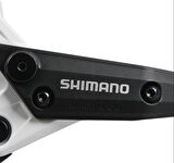 Shimano BL-M445 Bisiklet Ön Fren Takımı Hidrolik Disk Fren Sol Takım Beyaz Kaliper+Balata Dahil