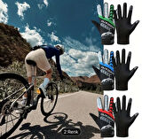 XBYC Outdoor Mtb Mevsimlik Tam Parmak Bisiklet Eldiveni Large Eldiven Mor