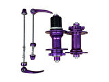 Forte Gt Xbyc 680 Bisiklet Hub Sesli Ön Arka Kaset Göbek Seti 32 Delik 6 Vida Qr Mandal Mor