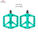 Promend Renkli Platform Pedal MTB Freeride Kaymaz Rulmanlı Plastik Pedal Ultra Hafif Bianchi Yeşili Renk