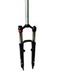ZOOM M/LO 26" Jant Kilitlenebilir Bisiklet Maşası 1-1/8 QR Amortisörlü Maşa Disk Fren Uyumlu Siyah Sarı